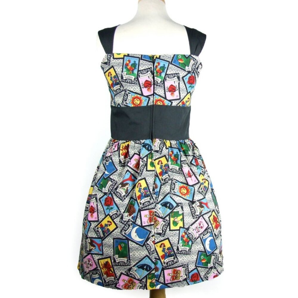 ON SALE!!Day of the Dead / Dia de los Muertos Loteria Mexican Dress Vintage Insp
